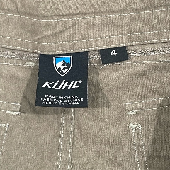 Kuhl Cargo Skirt Drawstring With Pockets Size 4 Tan - Picture 9 of 14